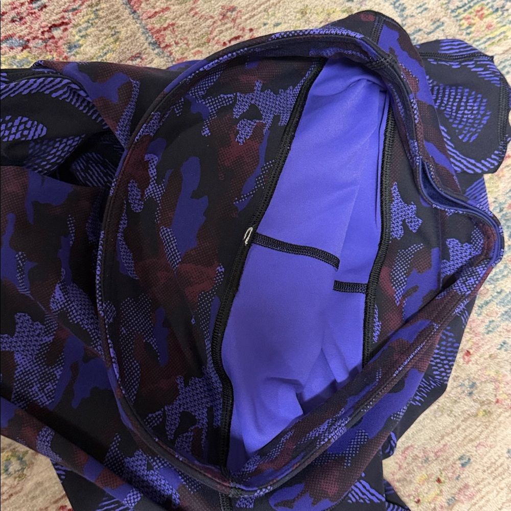 Lululemon leggings size 8 purple camo BUNDLE of two - Picture 6 of 8